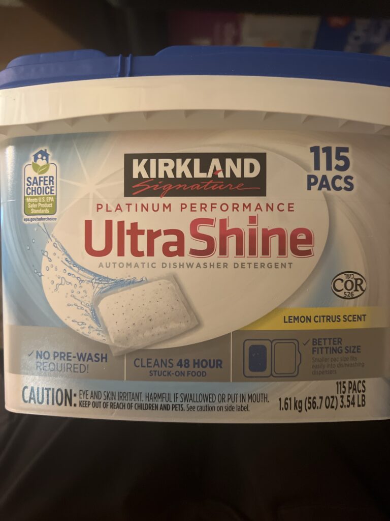 Kirkland ultra shine dishwasher pods 115 Yellowstone Escapes